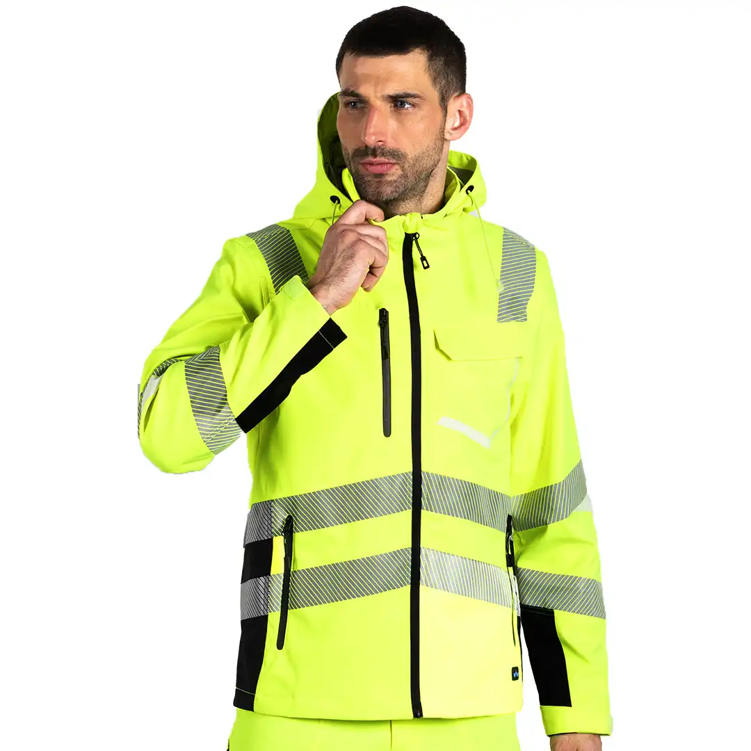 Komunalna služba i putari: HI-VIZ jakna i pantalone + kišni set TOTAL, kapa, lampa i rukavice gratis
